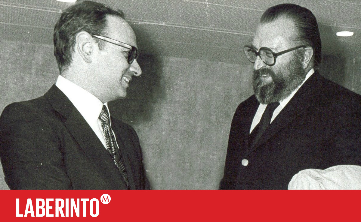 El compositor Ennio Morricone (izquierda) y el director Sergio Leone (derecha). (Foto: IMDb)