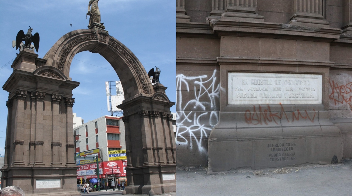 El Arco de la Independencia en Monterrey. Foto: Archivo