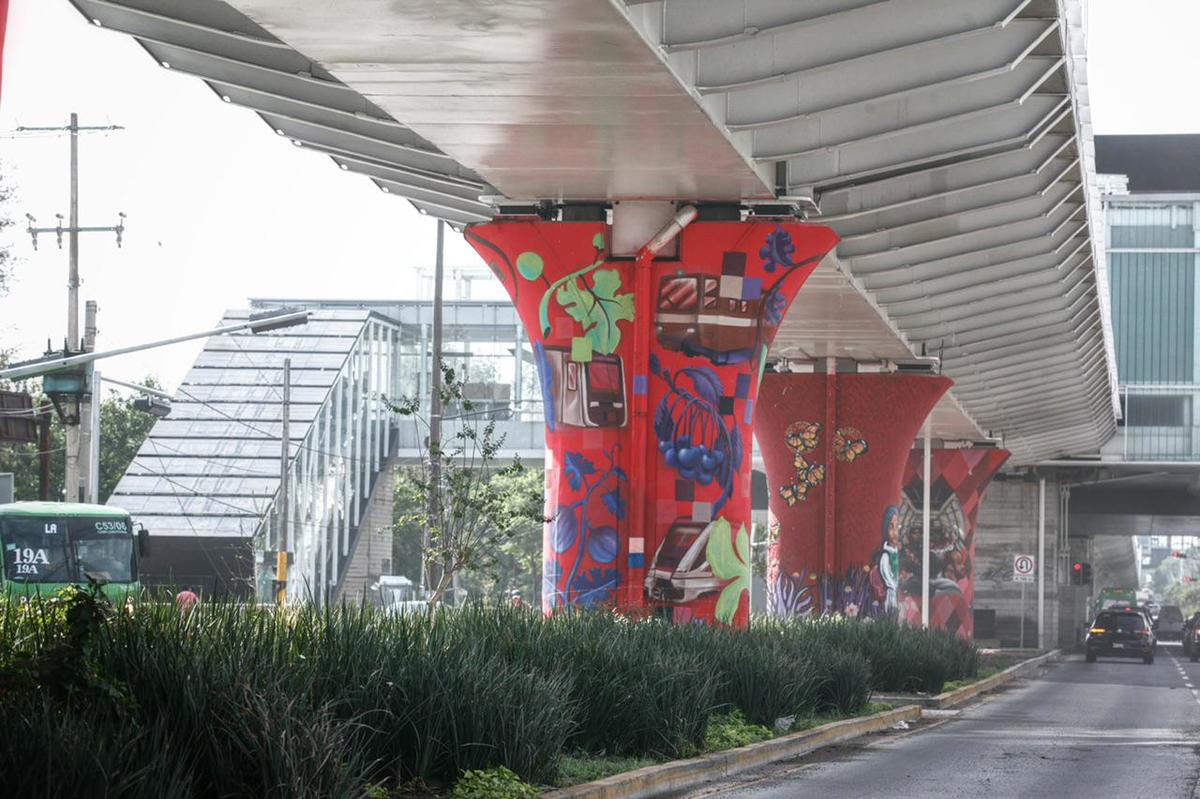 Columnas de Línea 3 serán intervenidas por artistas y creadores (Especial)