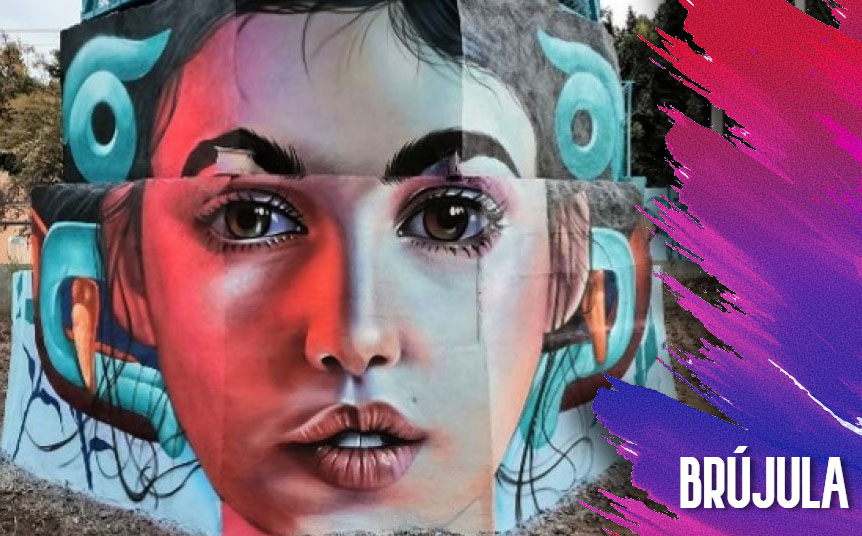 Mural realizado dentro del programa 'Galería Urbana 333' (Foto: Cortesía)
