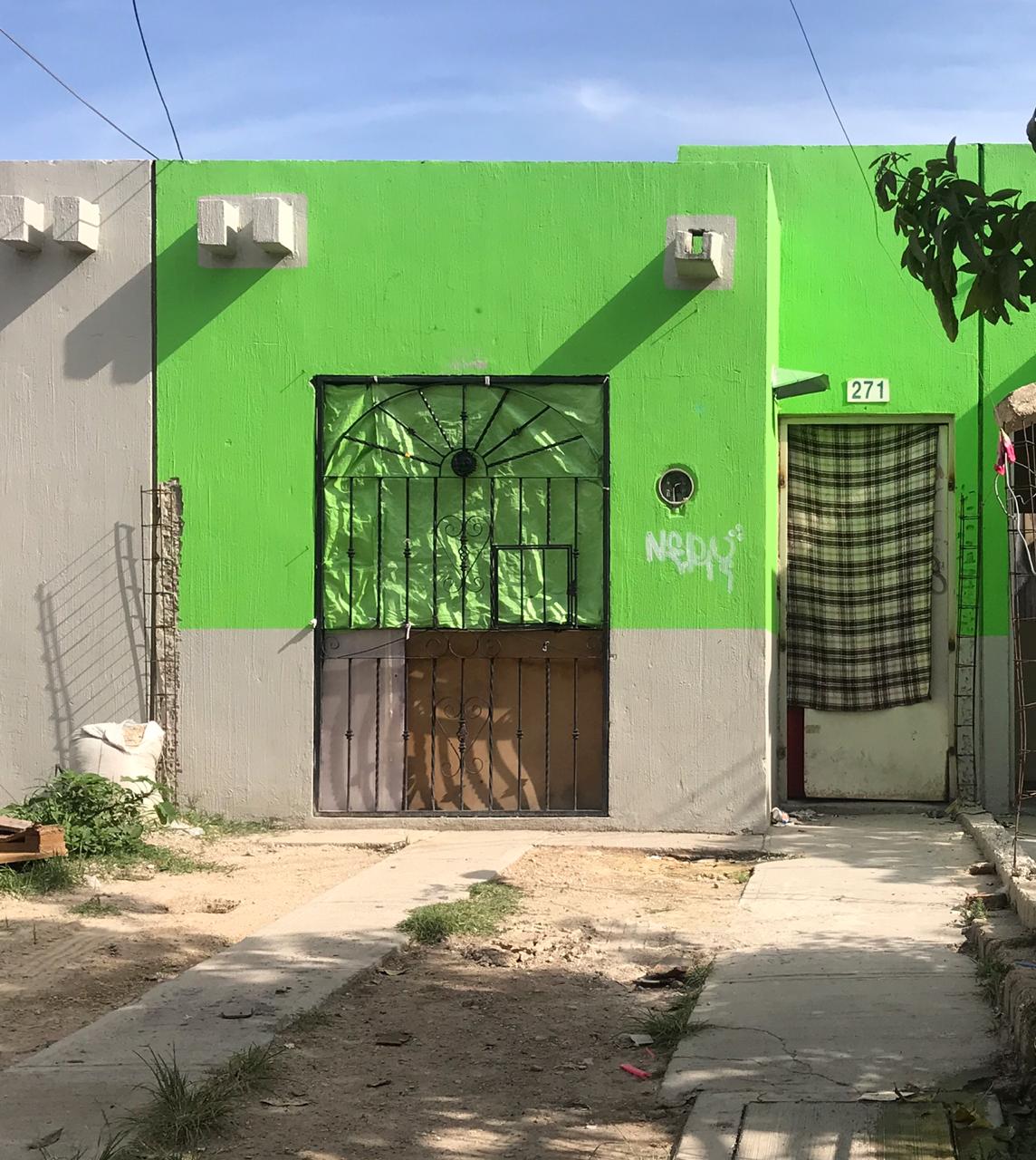 La casa donde tenían privada de la libertad a la menor, no quedó asegurada. (Elsa Martha Gutiérrez)