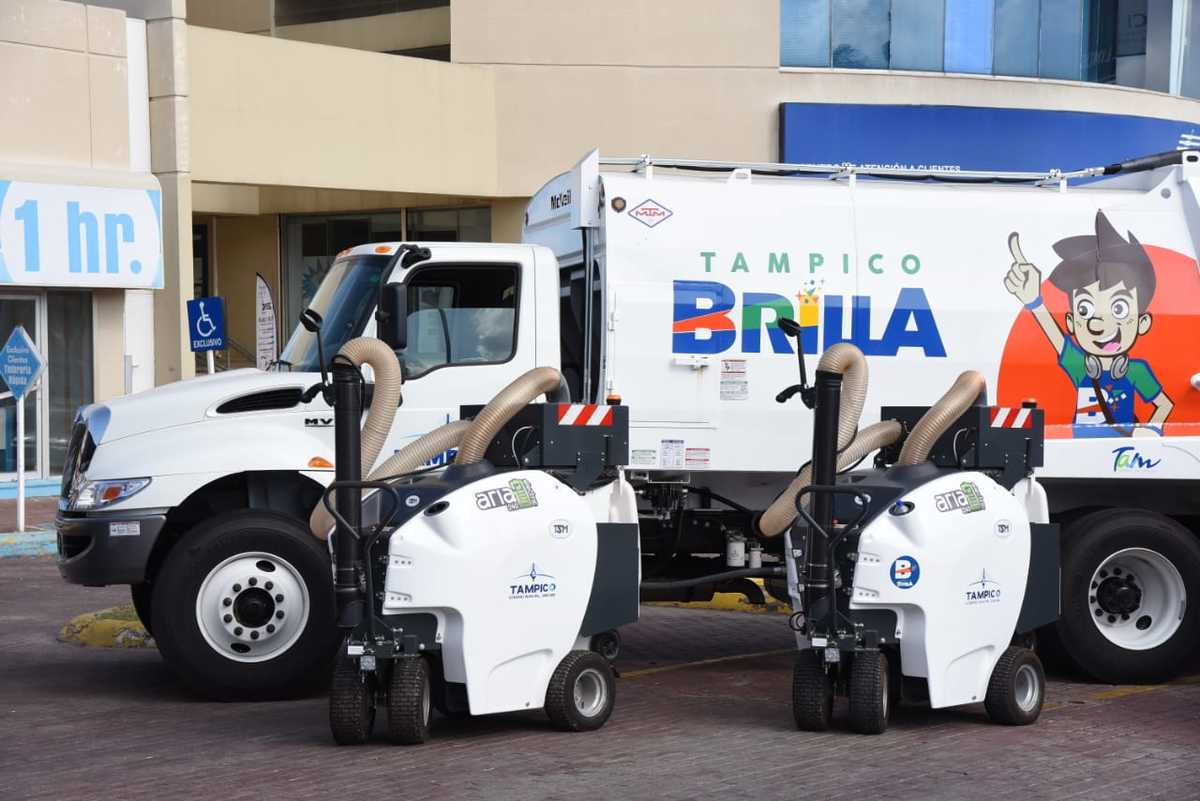 Entrega Chucho Nader moderno equipo de recolección y limpieza