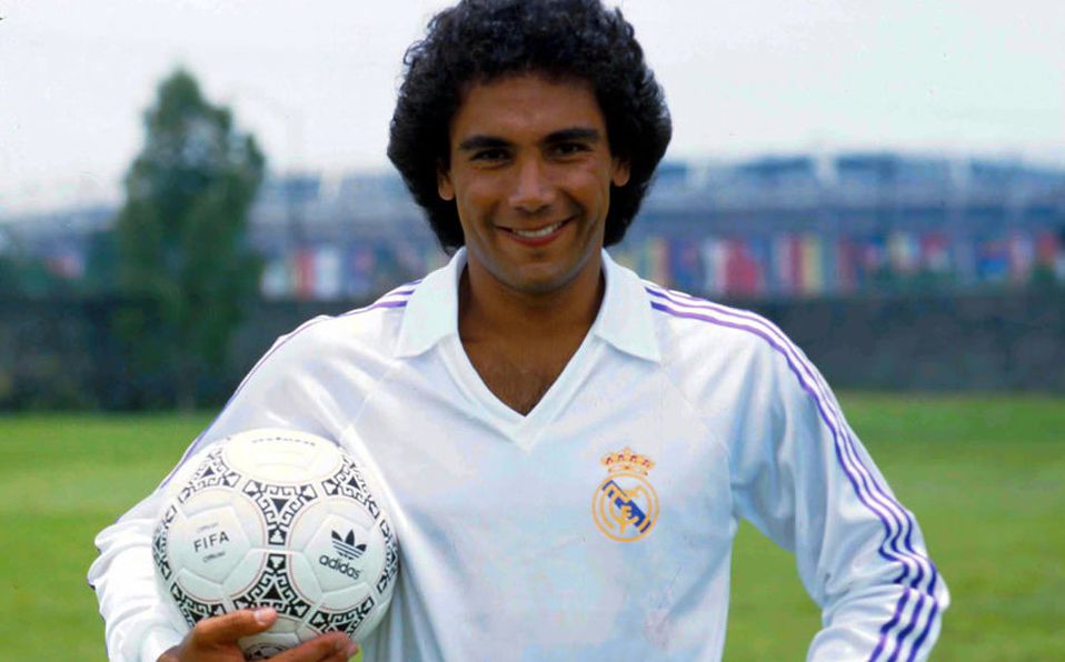 Hugo Sánchez durante su etapa como jugador del Real Madrid (Mexsport)
