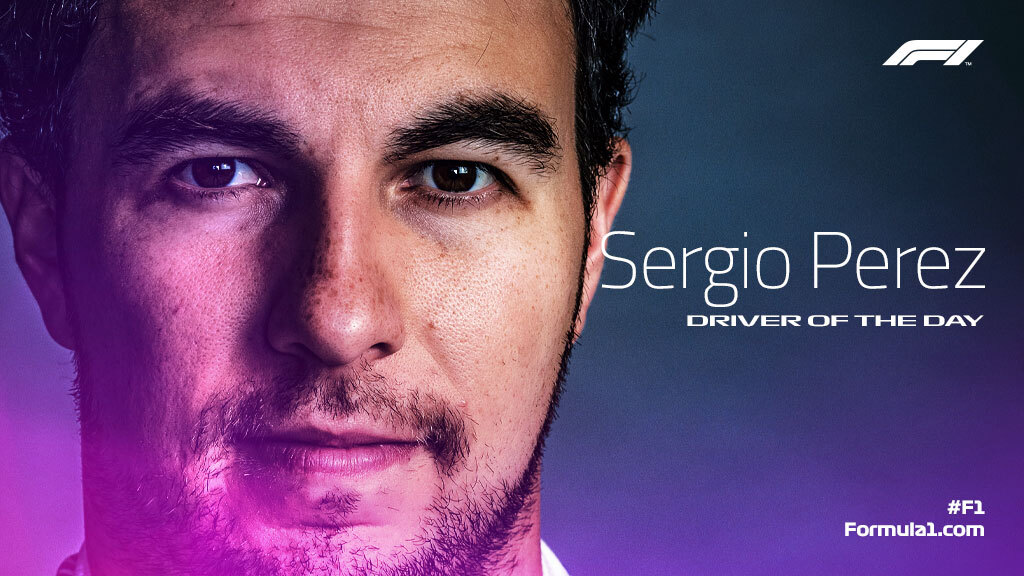 Sergio Pérez, el piloto del día en el GP de Estiria (Twitter @F1)