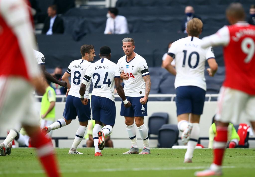 Tottenham se impuso al Arsenal en el Clásico de Londres (AFP)