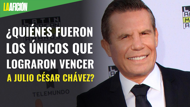 ¿Quiénes fueron los únicos que lograron vencer a Julio César Chávez?