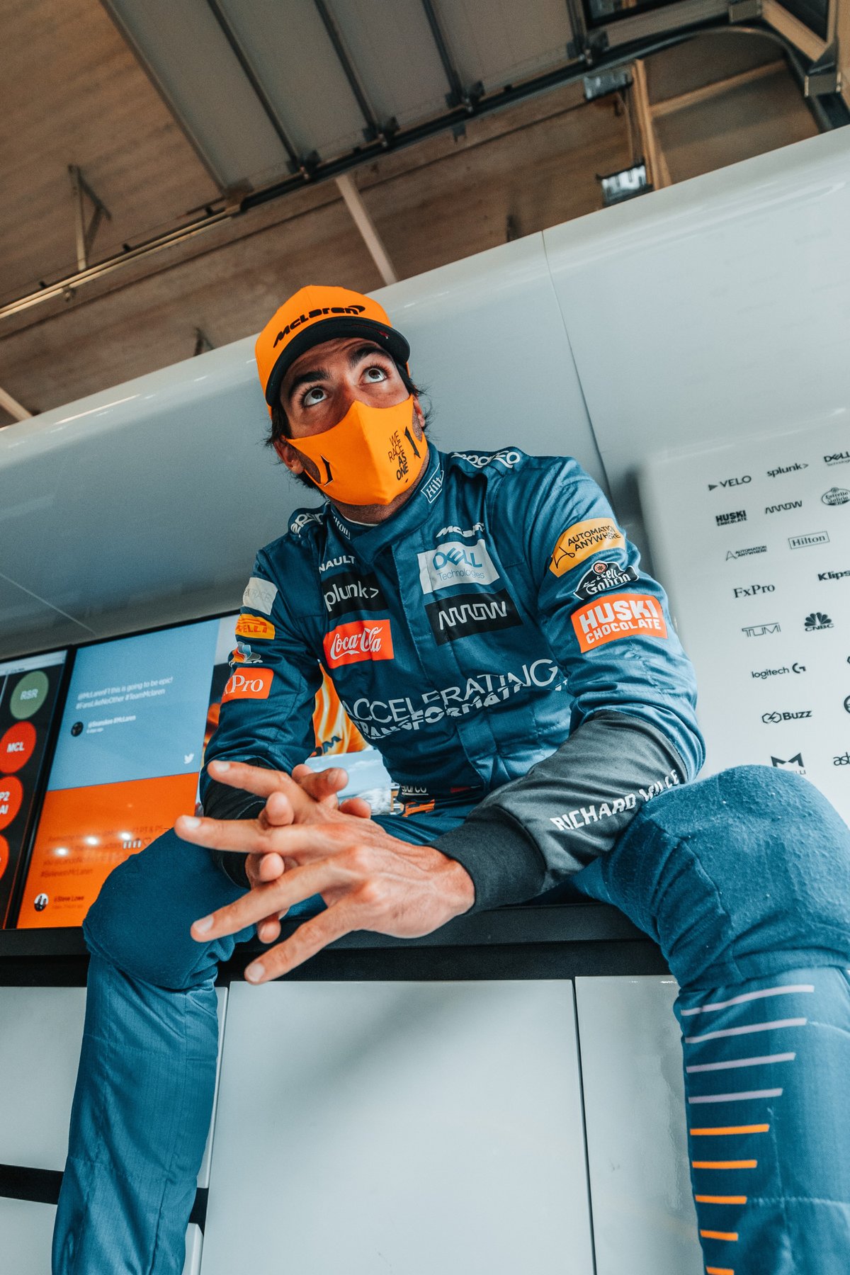 Carlos Sainz, piloto de McLaren en la Fórmula 1 (Twitter @McLarenF1)