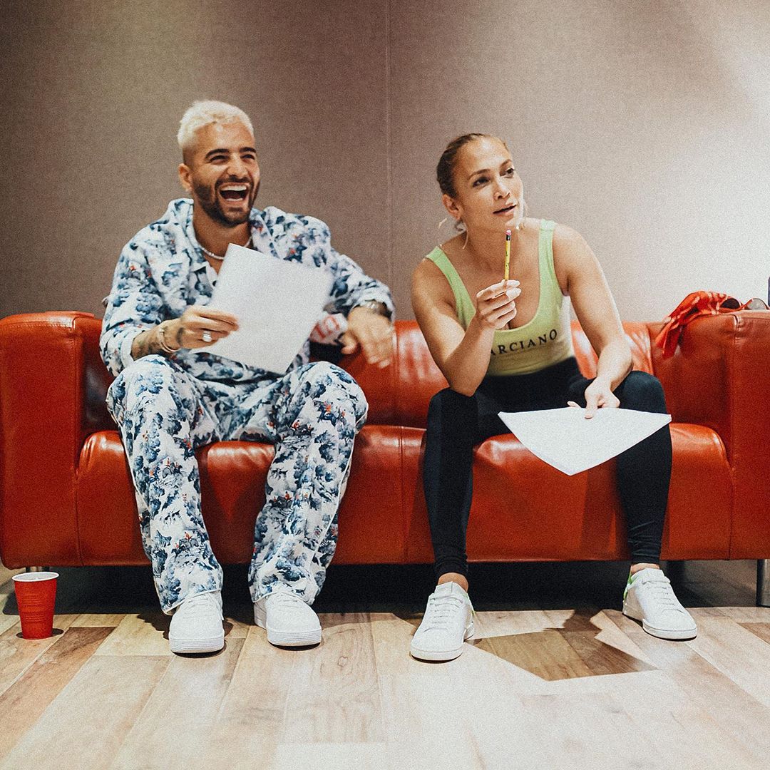 JLo y Maluma (Instagram).