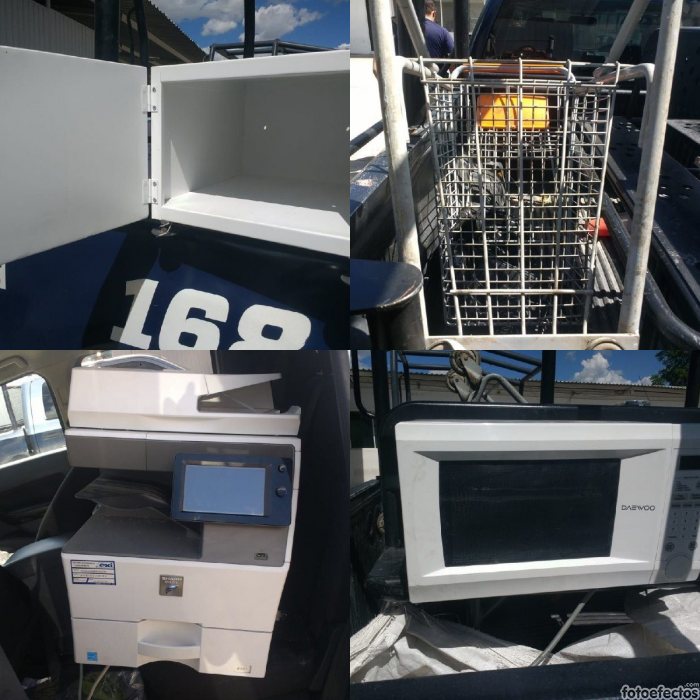 Les aseguraron varios objetos