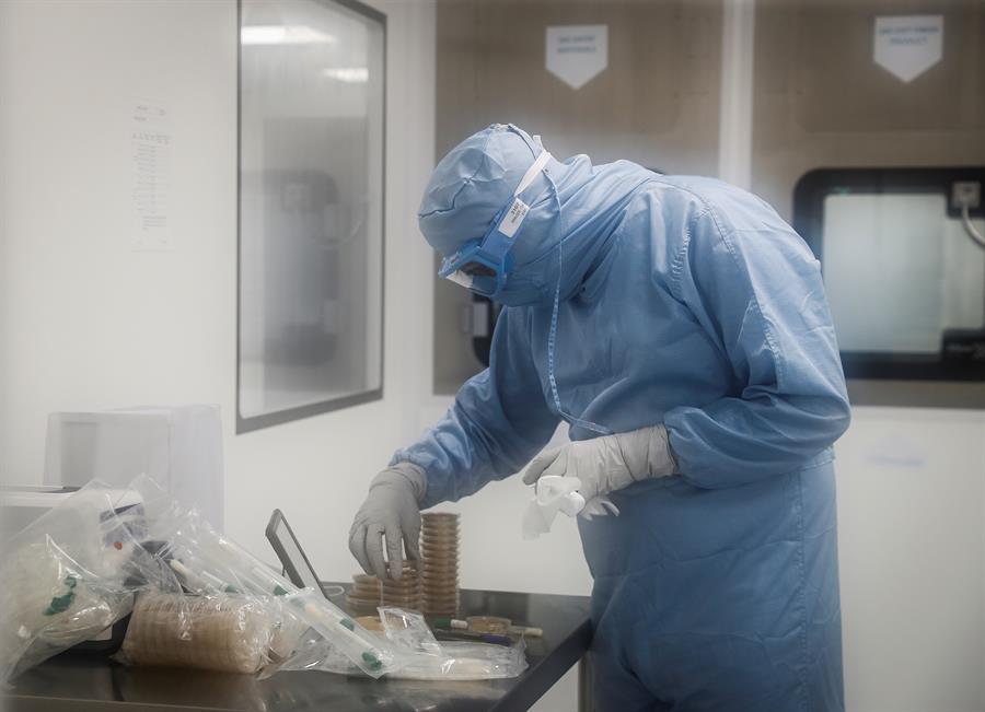 Varios laboratorios y universidades trabajan para producir una vacuna contra covid-19. (EFE)