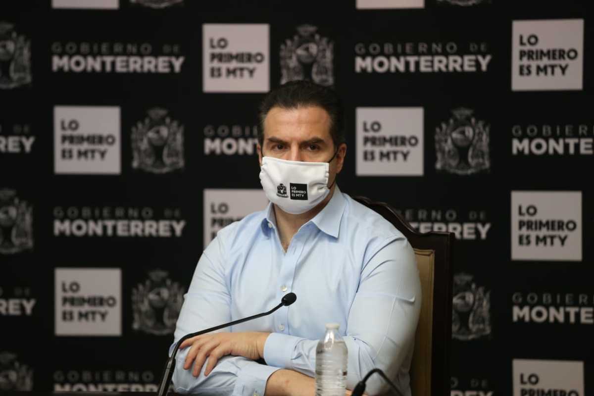 Adrián de la Garza, alcalde de Monterrey. Foto: Jorge López.