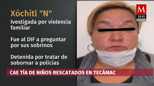 Detienen a mujer por presunto maltrato infantil en Tecámac