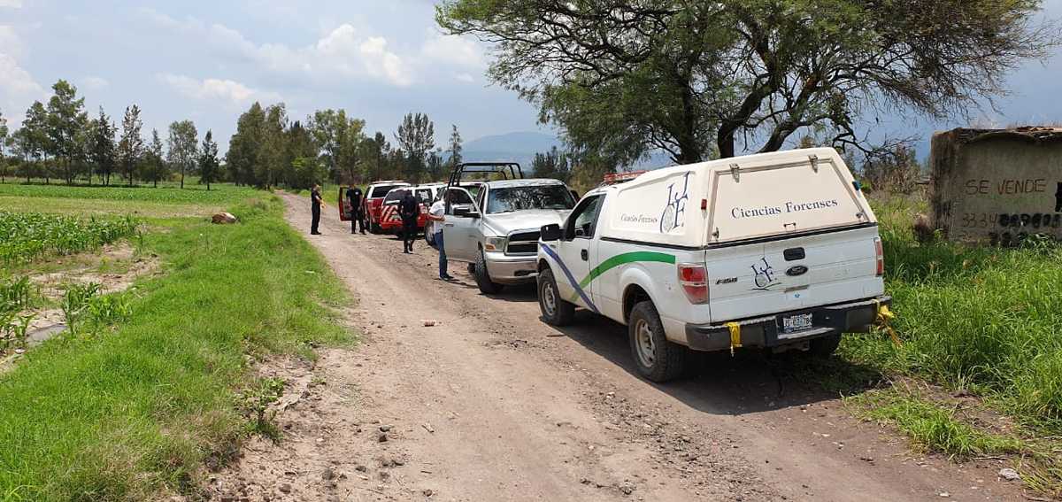 El hallazgo ocurrió en un predio ubicado a un costado de la carretera a San Isidro Mazatepec. (Juan Carlos Munguía)