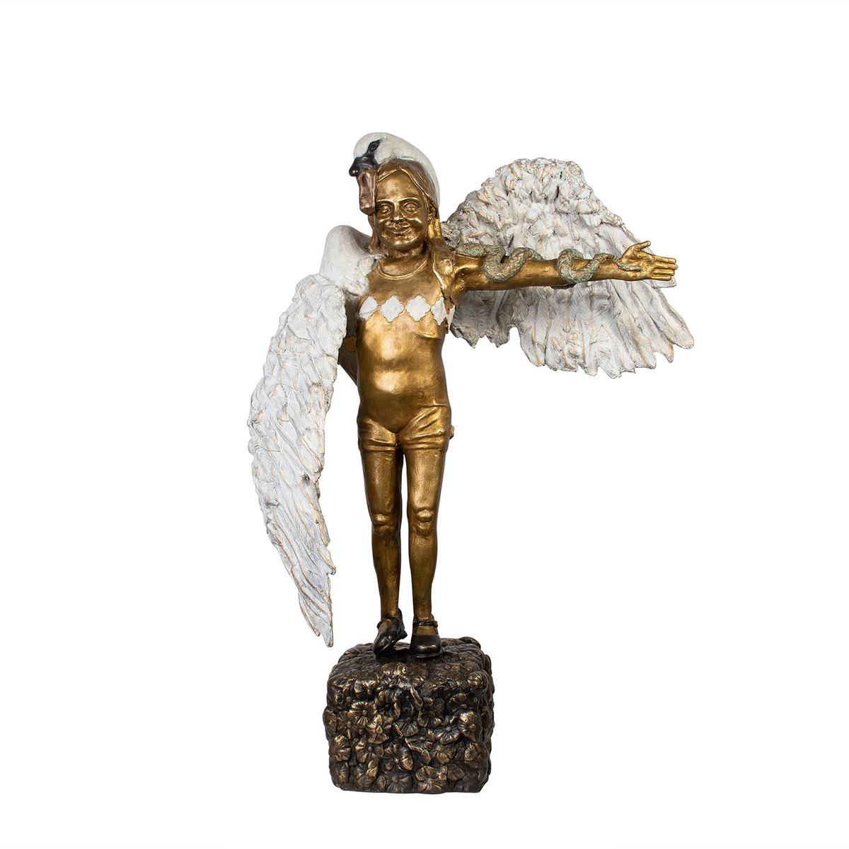 La transformación del ser. Bronce a la cera perdida, 51 x 35 x 20 cm, 2020.