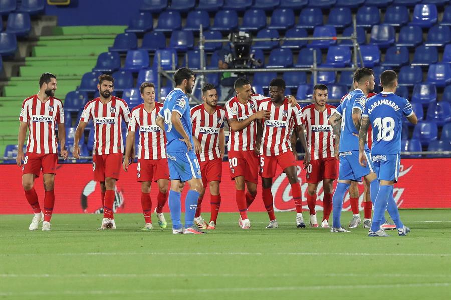 Atlético de Madrid venció al Getafe en el Coliseum Alfonso Pérez (EFE)