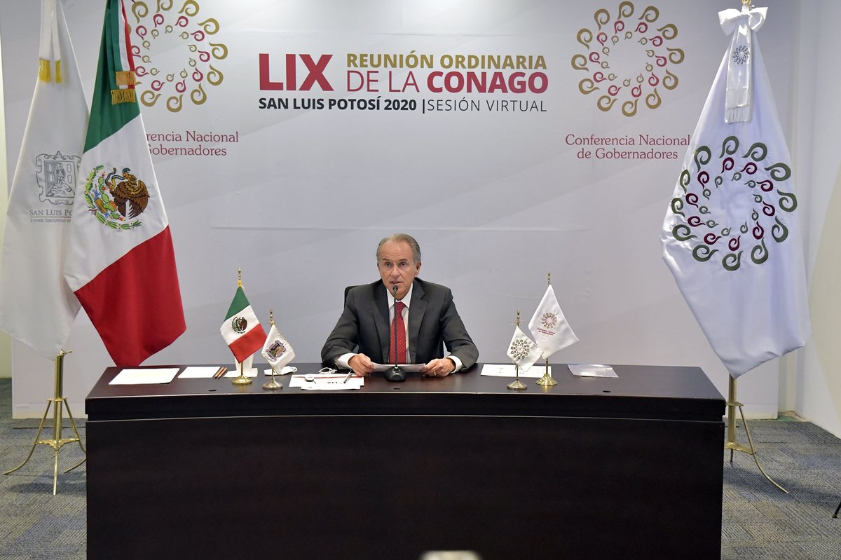 El gobernador de San Luis Potosí, Juan Manuel Carreras.