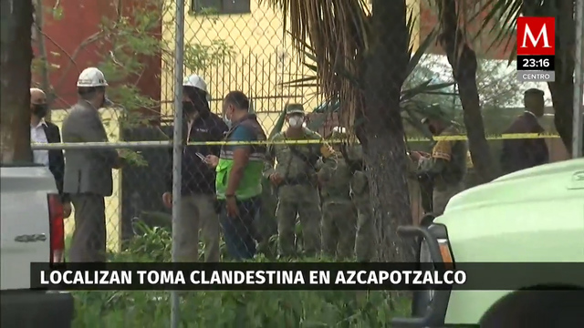 Hallan toma clandestina en límites de Azcapotzalco y Tlalnepantla