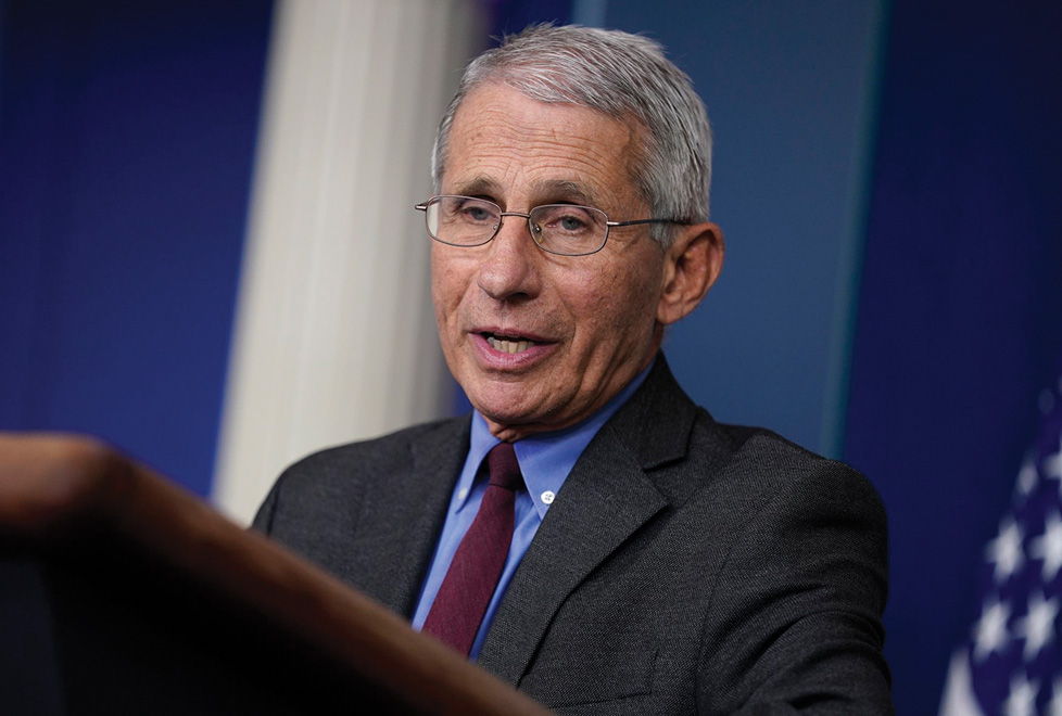 Anthony Fauci, director del Instituto Nacional de Alergia y Enfermedades Infecciosas de EU