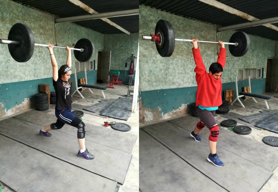 Atletas de halterofilia en Torreón. (Especial)