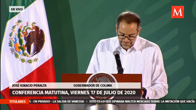 Gobernador de Colima pide ayuda a AMLO para combatir delincuencia
