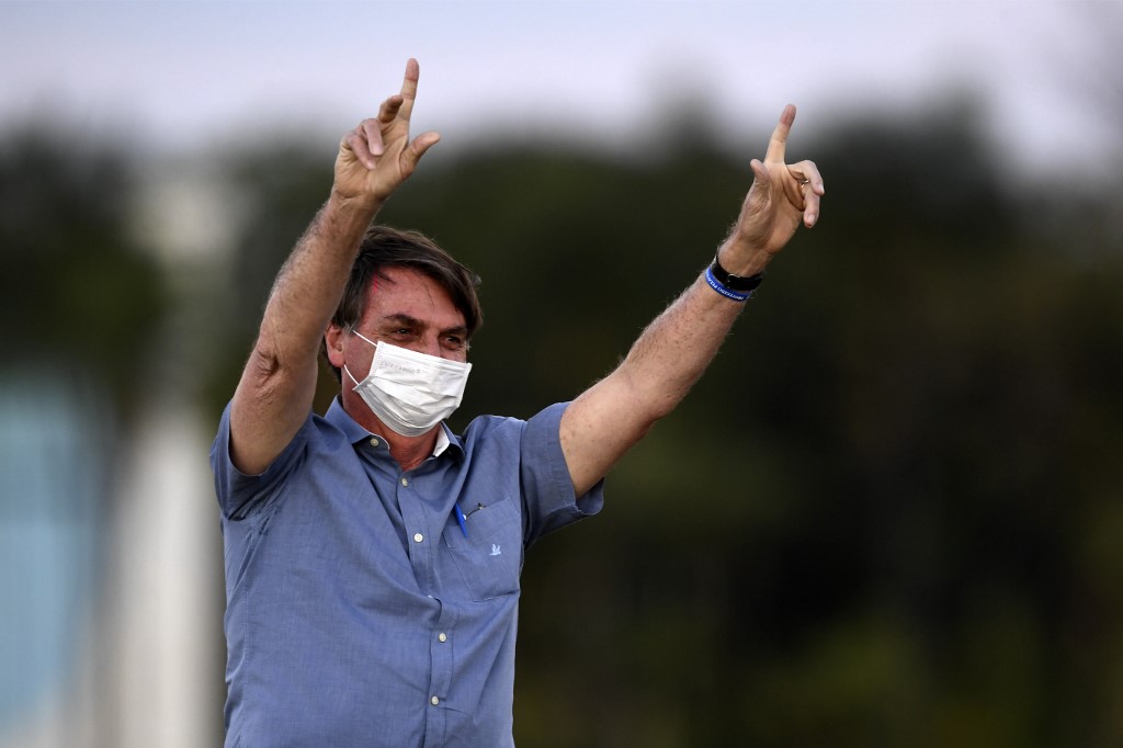 Jair Bolsonaro se encuentra en recuperación tras dar positivo a coronavirus. (AFP)