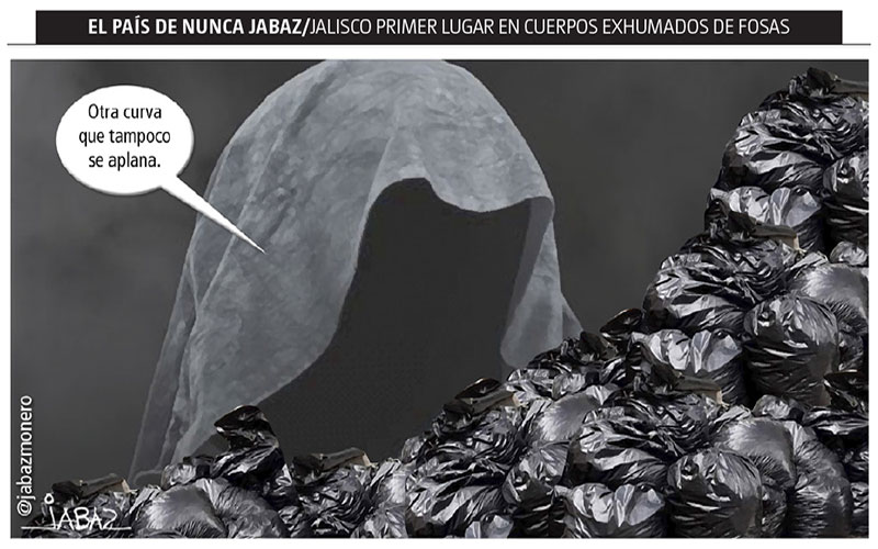 Jalisco primer lugar en cuerpos exhumados de fosas