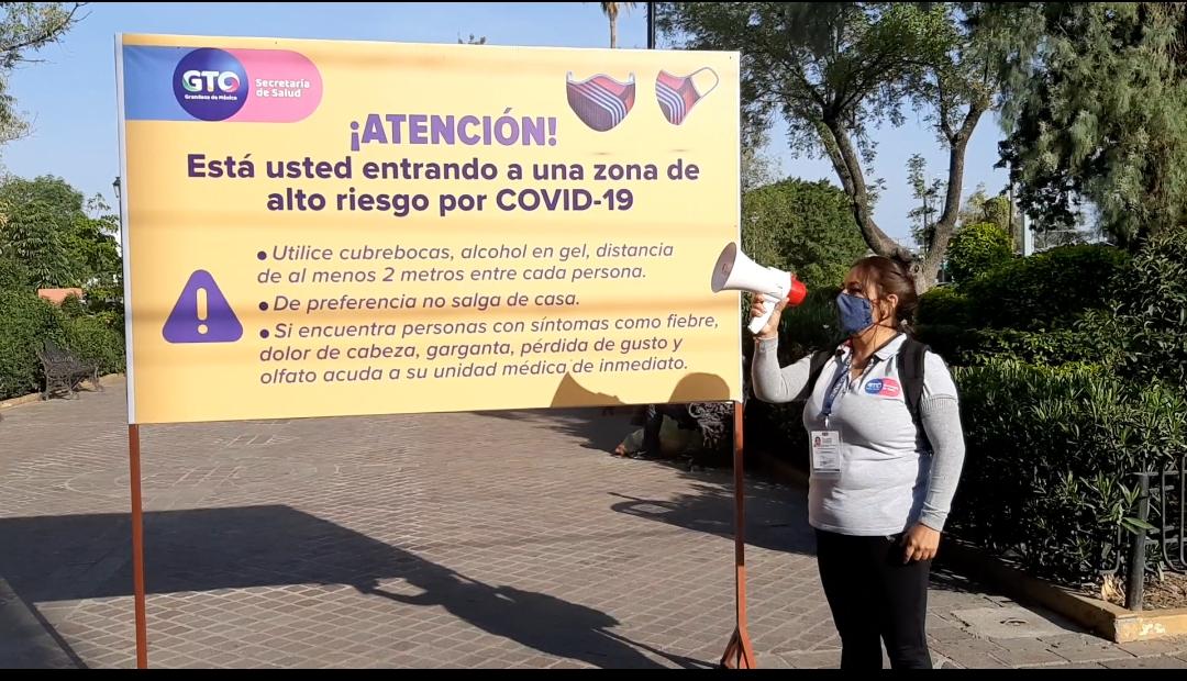 En León buscan concientizar en colonias de mayor contagios de coronavirus