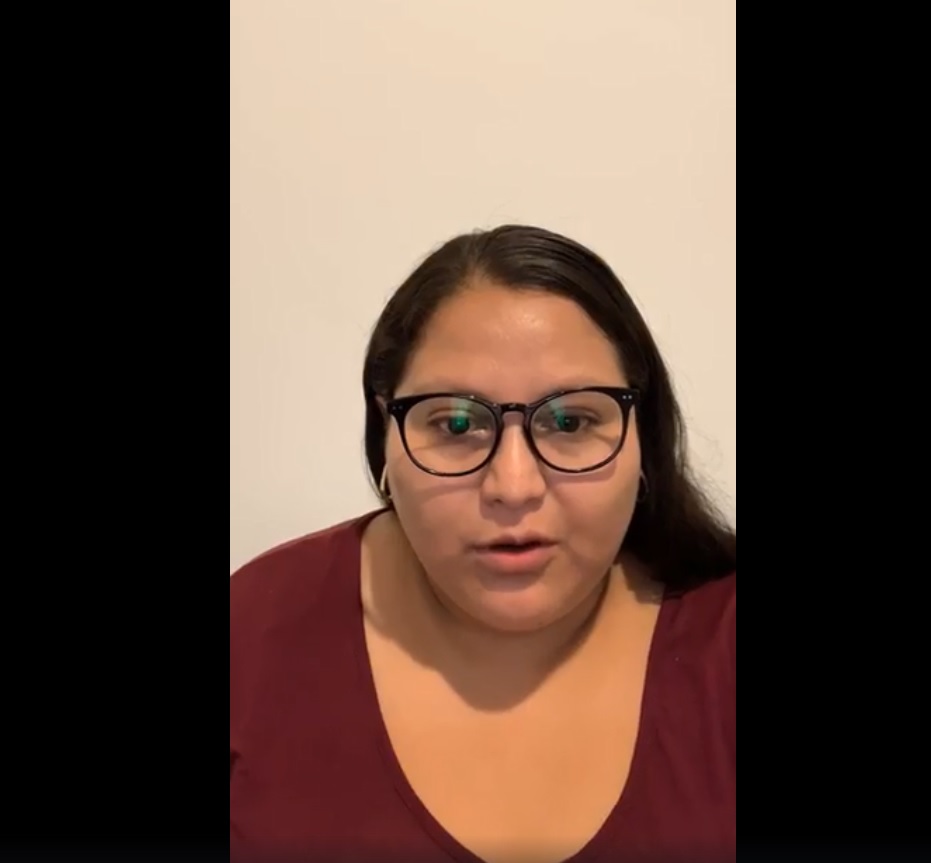 La senadora de Morena, Citlalli Hernández. (Captura de pantalla)