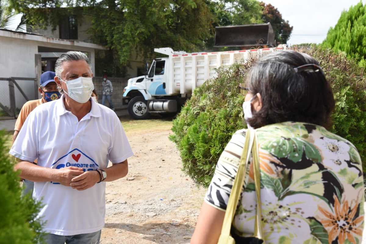 Alcalde de Tampico supervisó la campaña de limpieza (Cortesía)