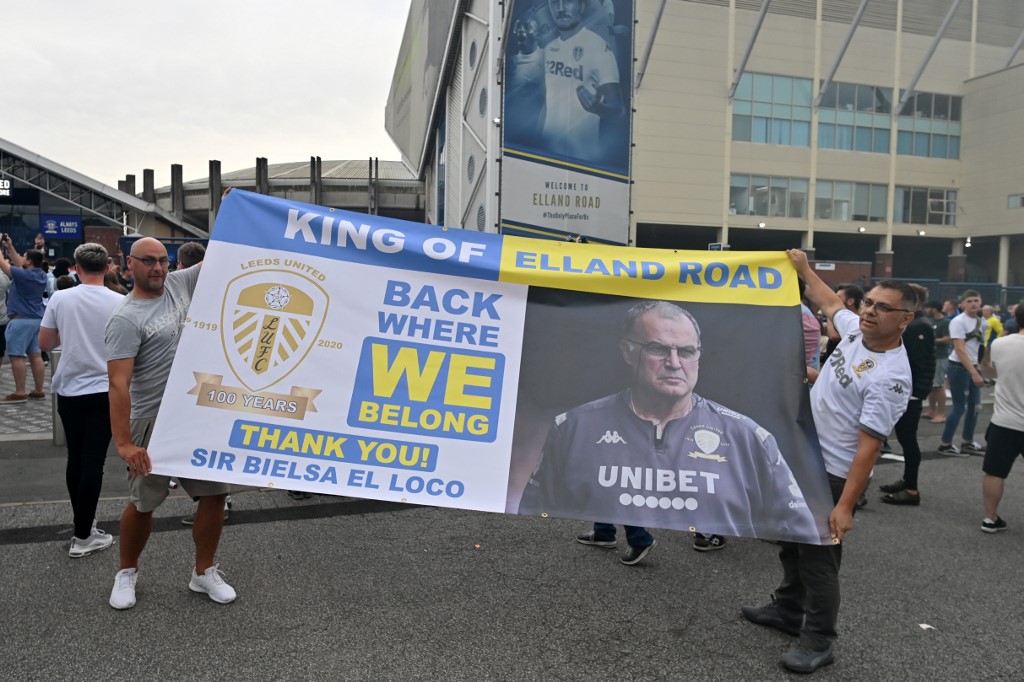 Leeds United ascendió y llegó a la Premier League (AFP)