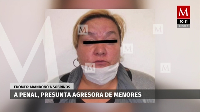 Trasladan a penal a mujer por presunto maltrato infantil en Tecámac