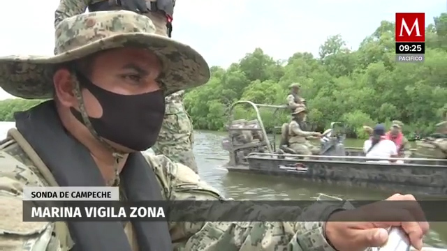 Marina vigila la  "Sonda de Campeche" área atractiva para el huachicoleo