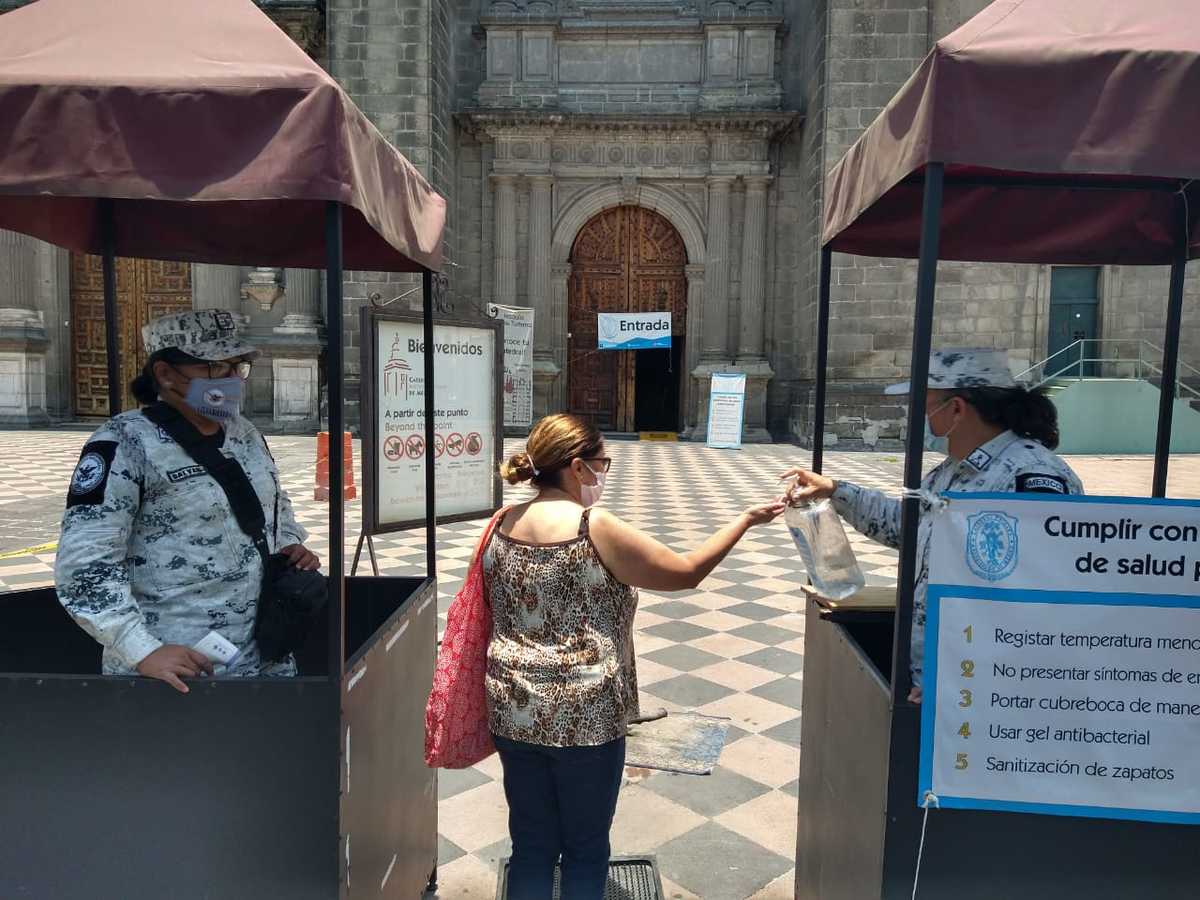 La Catedral Metropolitana de la CdMx se alista para reabrir sus puertas en la nueva normalidad. (César Velázquez)