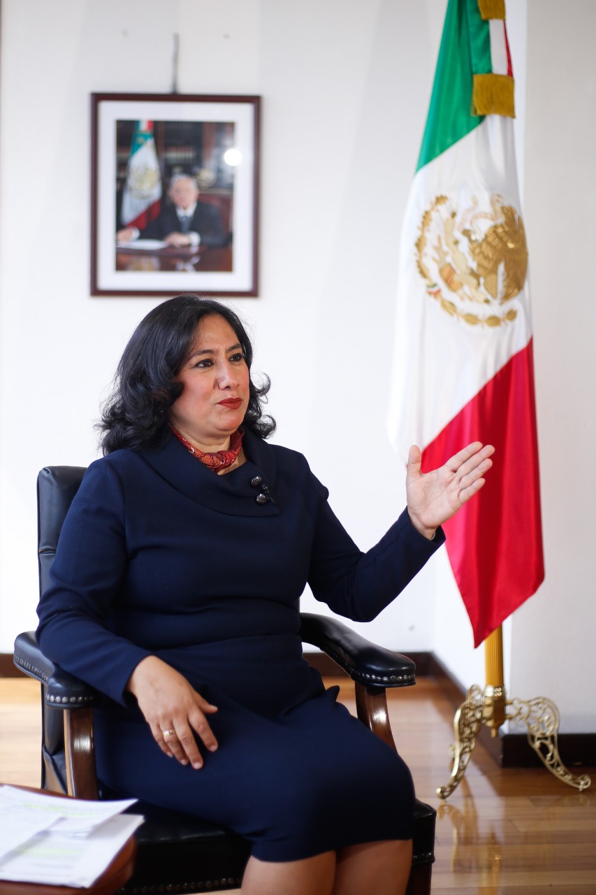 Irma Eréndira Sandoval aseguró que sigue abierto un caso de Odebrecht, que está por resolverse. (Ariana Pérez)