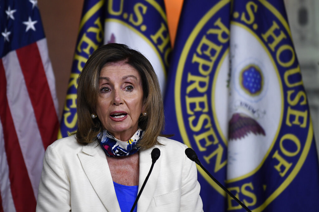 Nancy Pelosi, líder demócrata en la Cámara de Representantes de Estados Unidos. (AP)