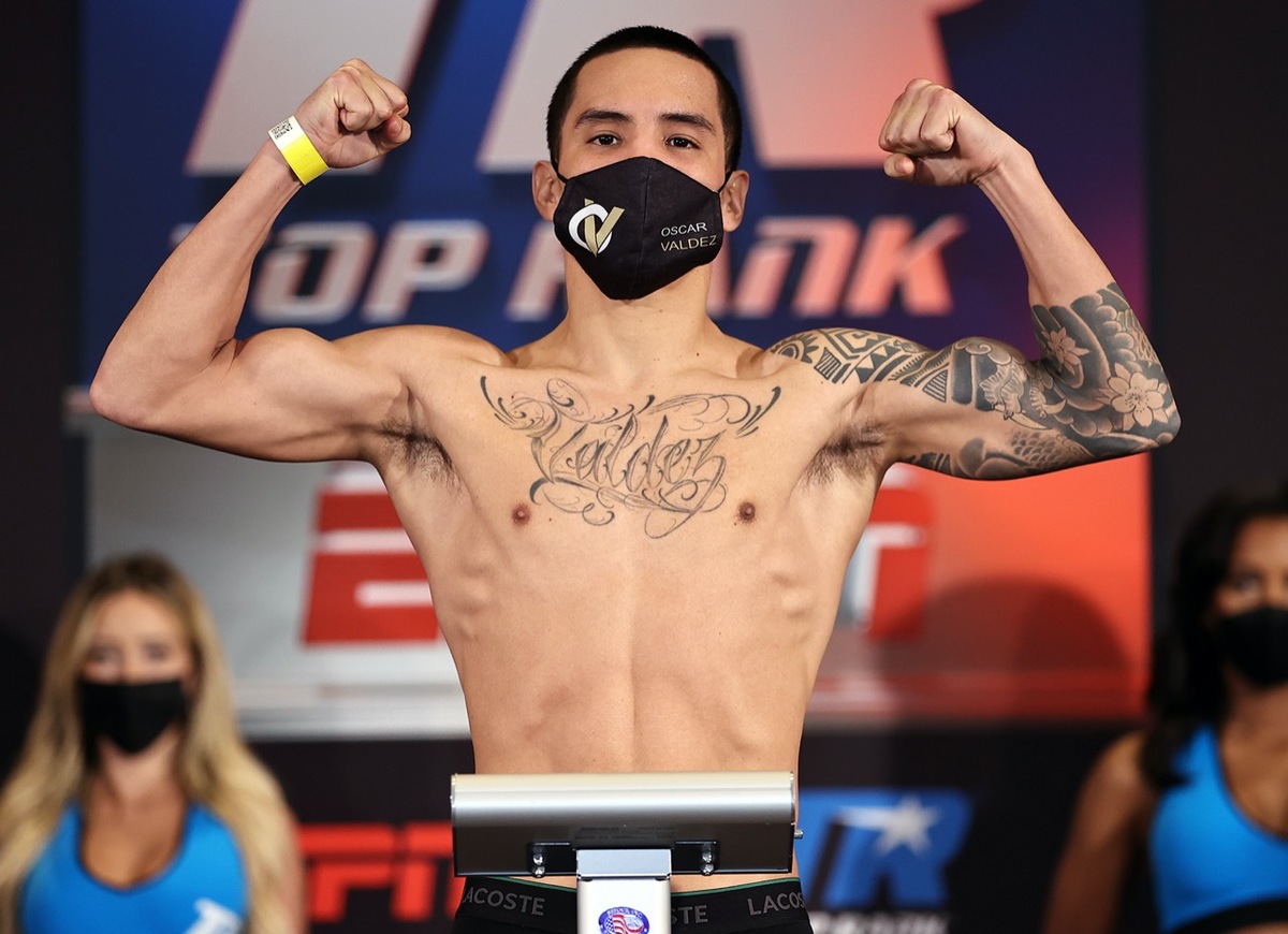 Óscar Valdez, boxeador mexicano (Top Rank)