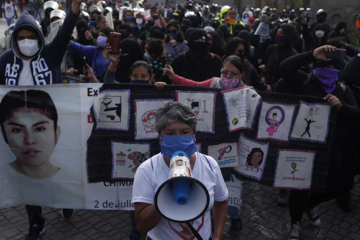 A la protesta se sumaron familiares de las víctimas./ Ariana Pérez
