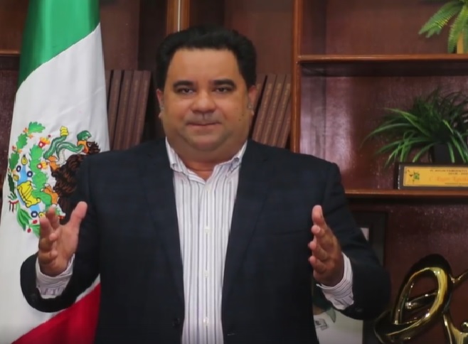 Roger Aguilar Arroyo, alcalde de Motul./ Especial