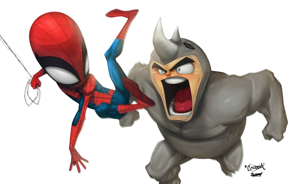 Spiderman es el personaje que más disfruta ilustrar (Cortesía)