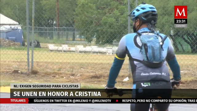Despiden a ciclista de San Pedro con pedaleada