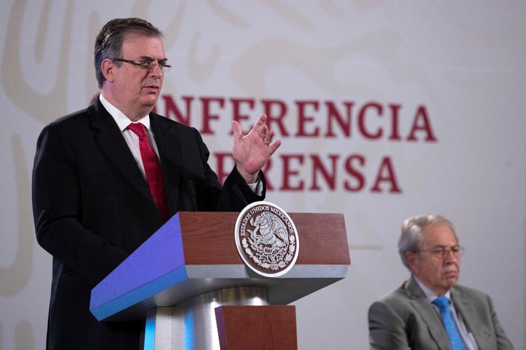 Ebrard habló sobre la posibilidad de adquirir la vacuna para el coronavirus. (Cortesía)