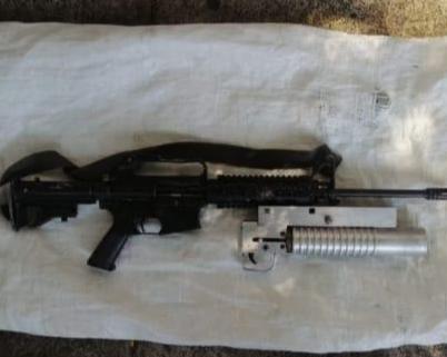 La armas fueron encontradas durante una revisión. (Jocelyn Estrada)