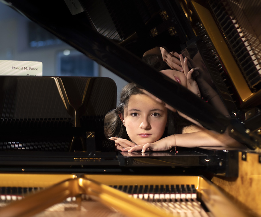 María Hanneman, pianista mexicana. (Especial)