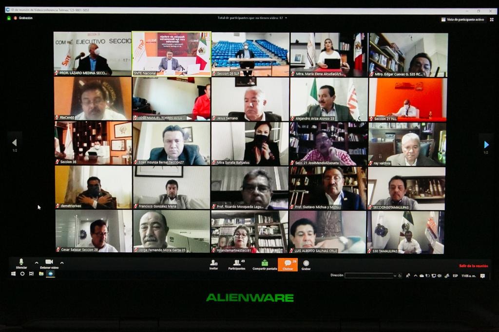 Reuniones virtuales de los Consejos Técnicos Escolares. (Jaime Zambrano)