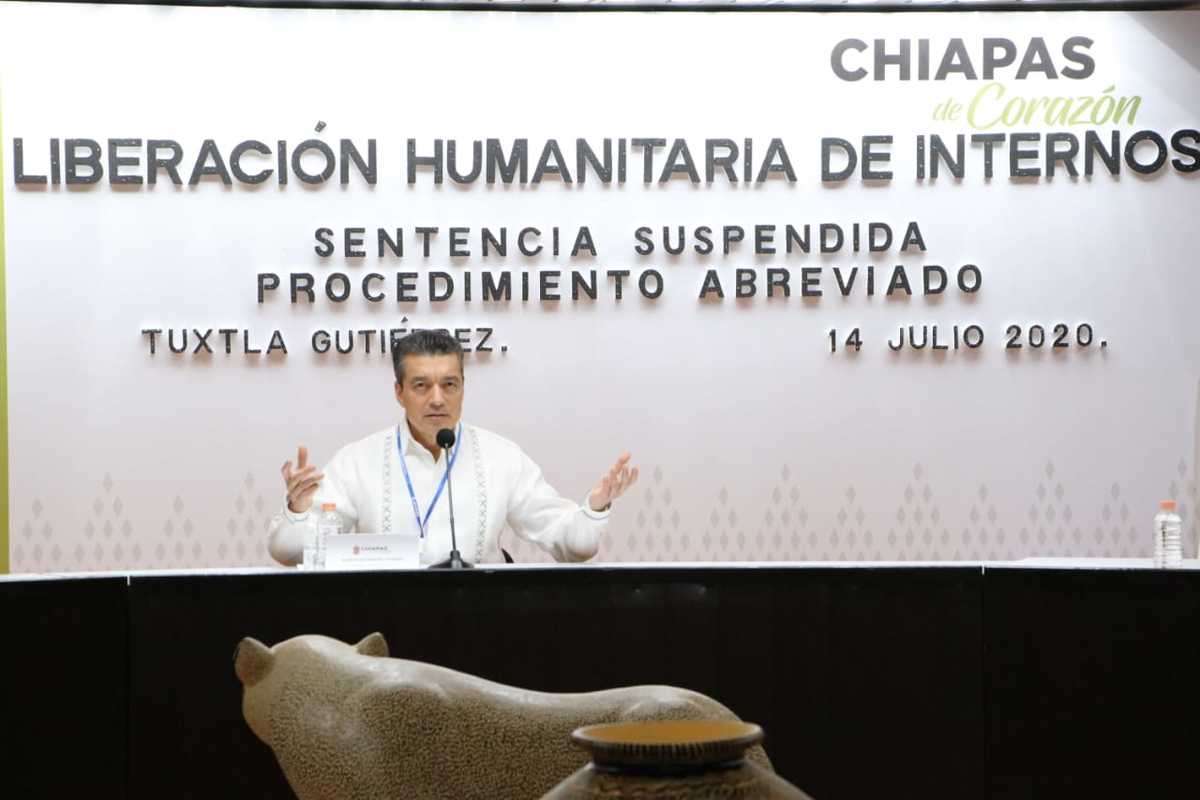 Rutilio Escandón Cadenas, gobernador de Chiapas.