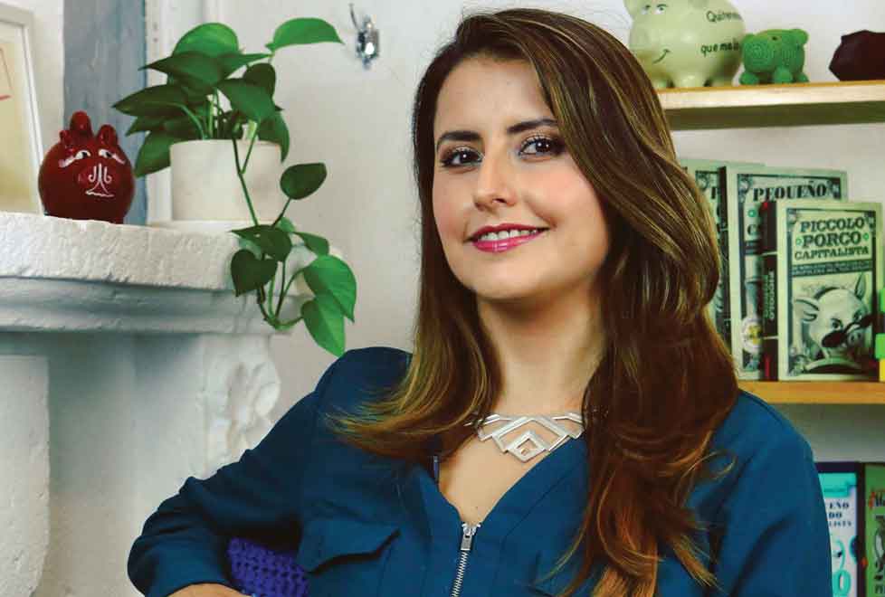 Sofía Macías, fundadora de la plataforma de educación financiera El pequeño cerdo capitalista.
