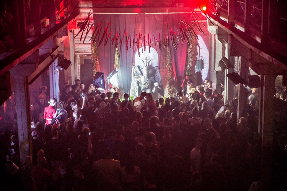 El Templo Satánico de Estados Unidos en una de sus reuniones (Facebook: The Satanic Temple)