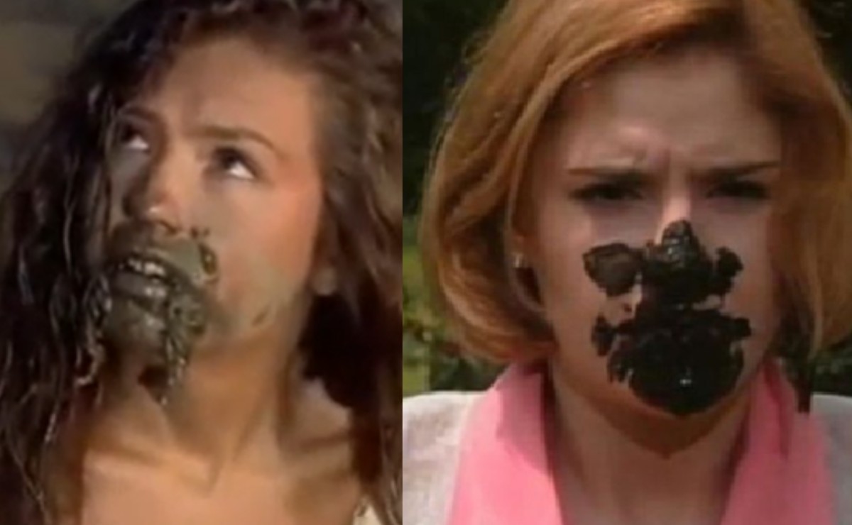 Chantal Andere y la anécdota que sufrió en la escena del lodo con Thalía. (Captura)