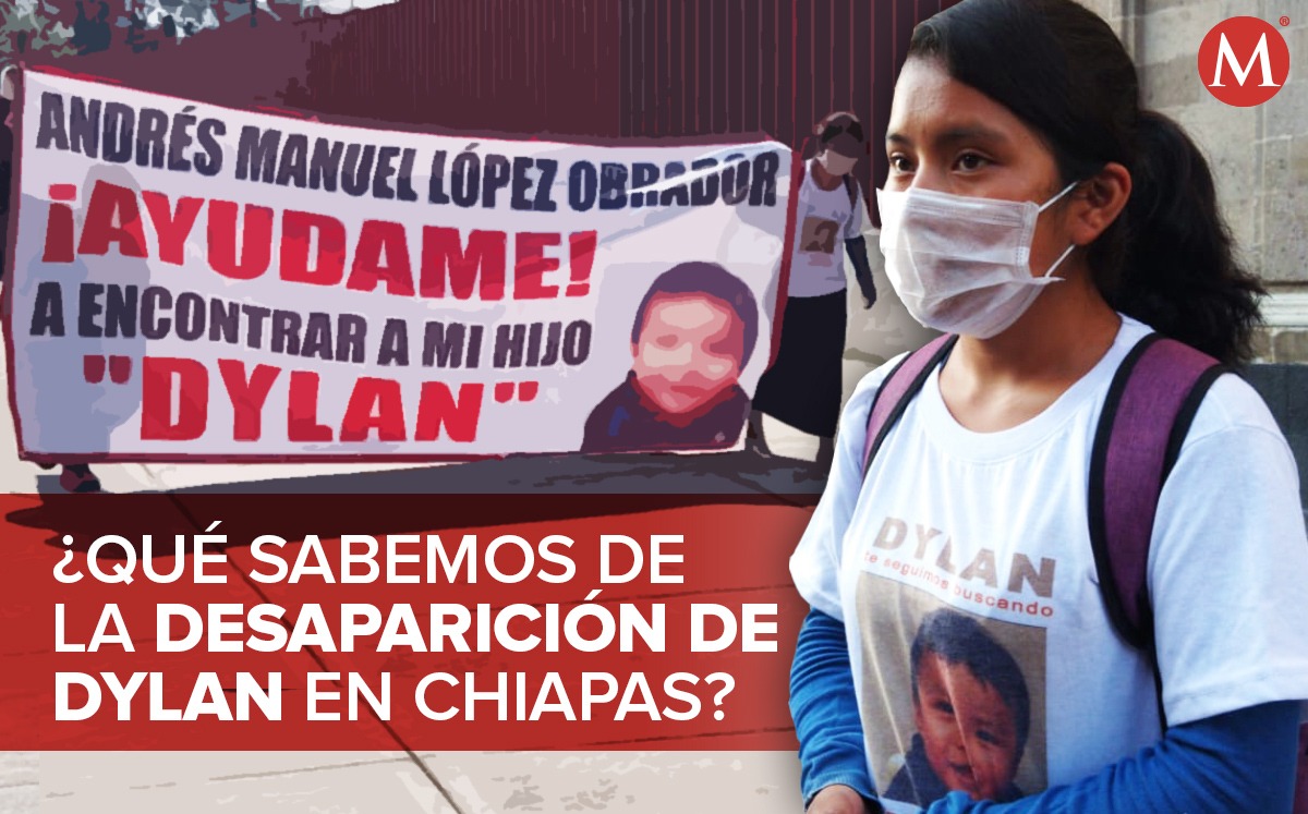 El pequeño Dylan desapareció el pasado 30 de julio en Chiapas.