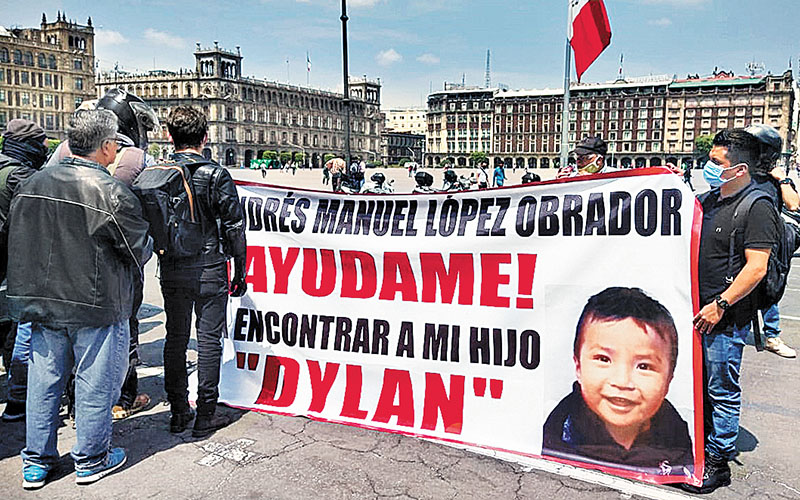 Juanita Pérez, madre del secuestrado, llegó a CdMx para solicitar ayuda. (César Velázquez)